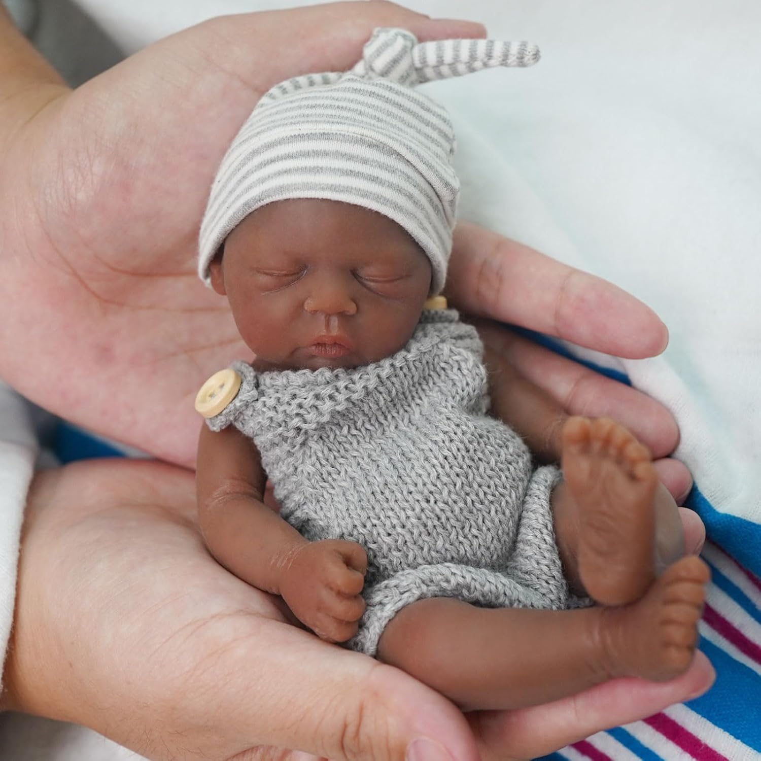 Reborn Baby Doll Silicone Realistic - Bambole per bambini rinate da 7