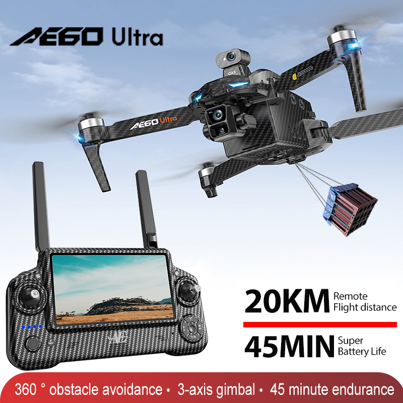 Fpv Brushless Rc Drone 4K - AE60 GPS Drone Professionale 8K Fotocamera