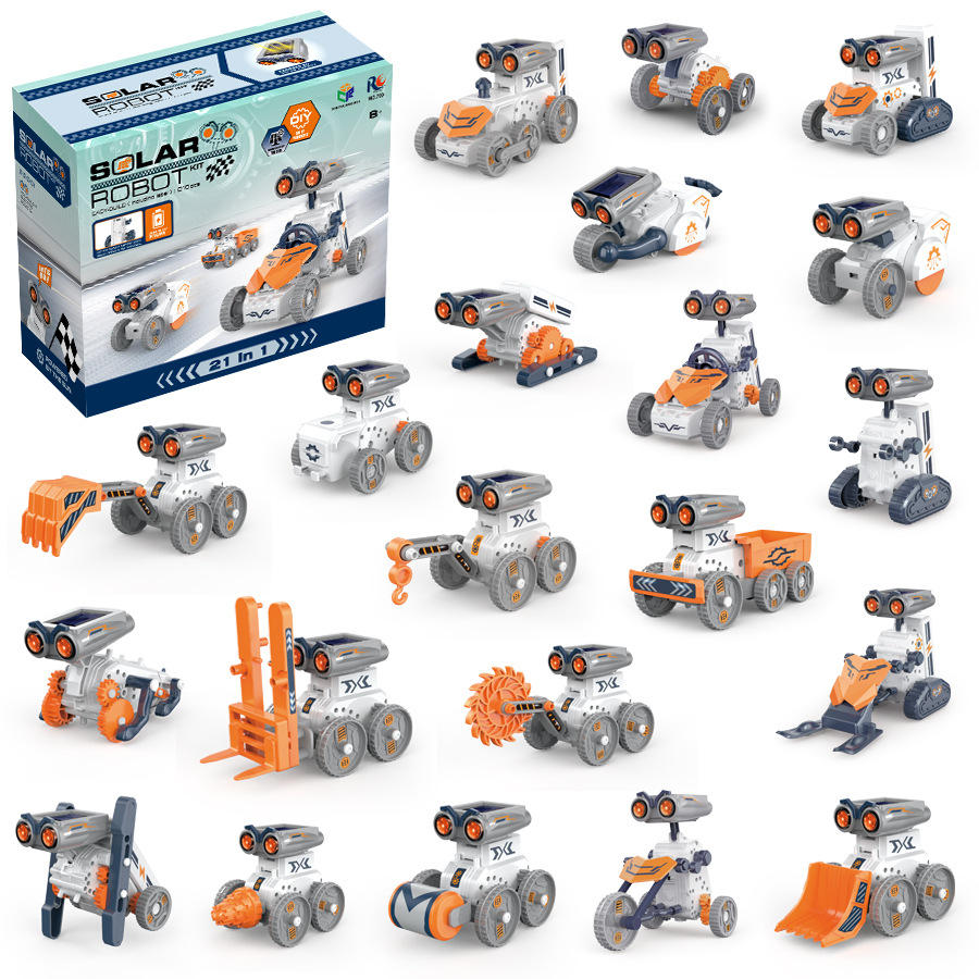 Stem Solar Robot Kit For Kids - 21 IN 1 STEM Kit Robot