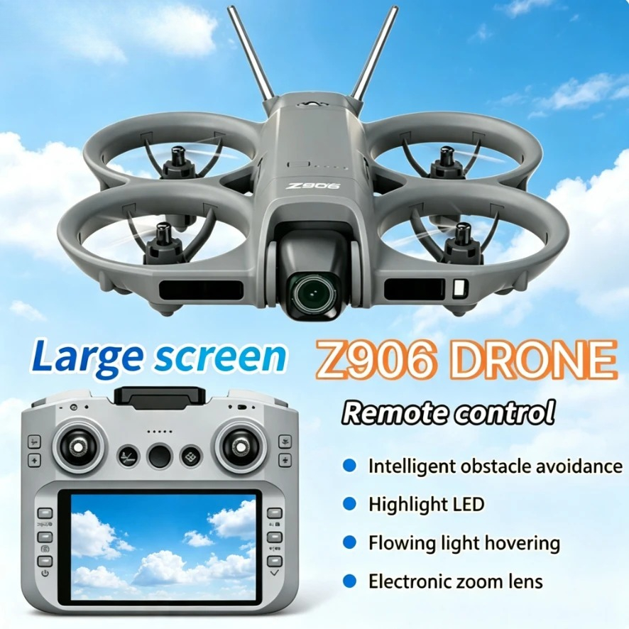 Fpv Brushless Rc Drone 4K - Drone Pieghevole Z906 GPS Originale con