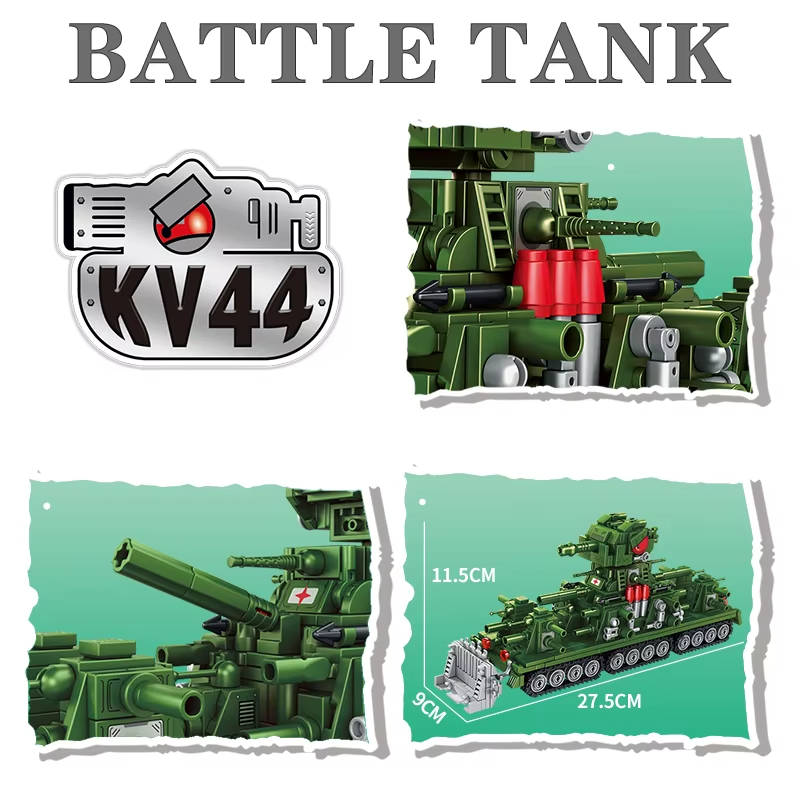 Tank World Cartoon Model Muild - Lego Compatible Military Tank recensione e prezzo