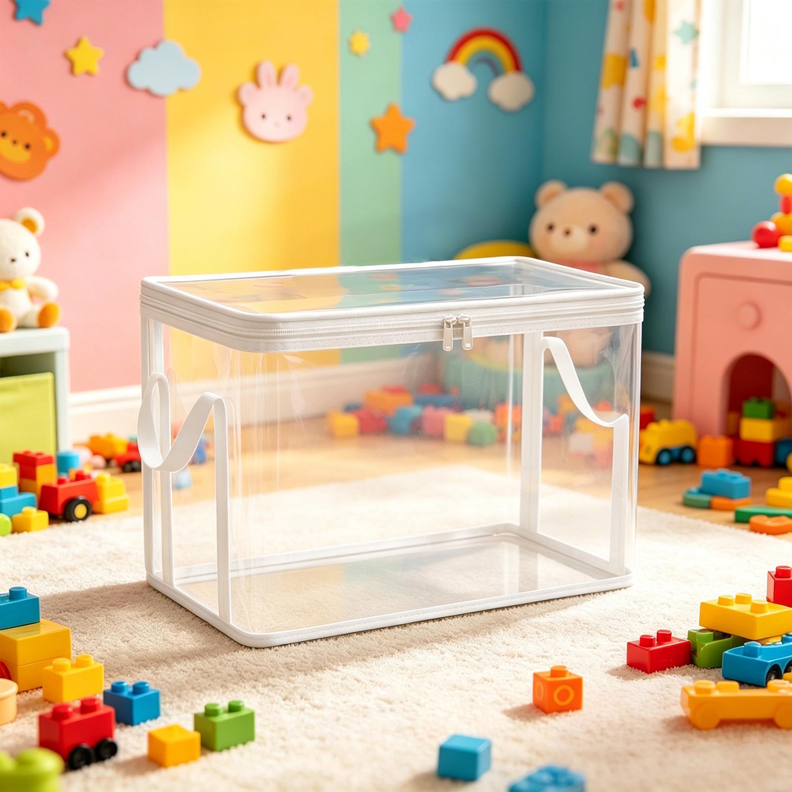 Borsa portaoggetti trasparente - Building Blocks recensione e prezzo