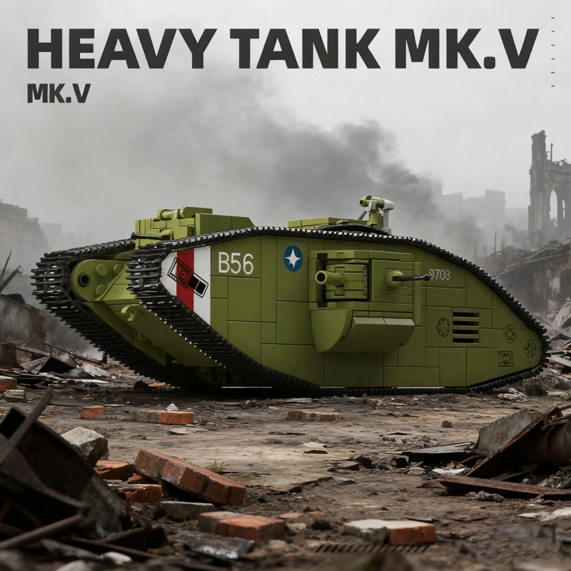 Set di Costruzioni Carro Armat - Lego Compatible Military Tank recensione e prezzo