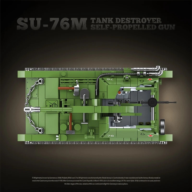 Kit di Costruzione del Caccia  - Lego Compatible Military Tank recensione e prezzo