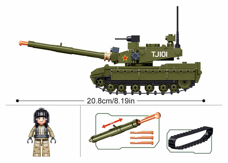 Sluban 183PCS Esercito Carro A - Lego Compatible Military Tank recensione e prezzo