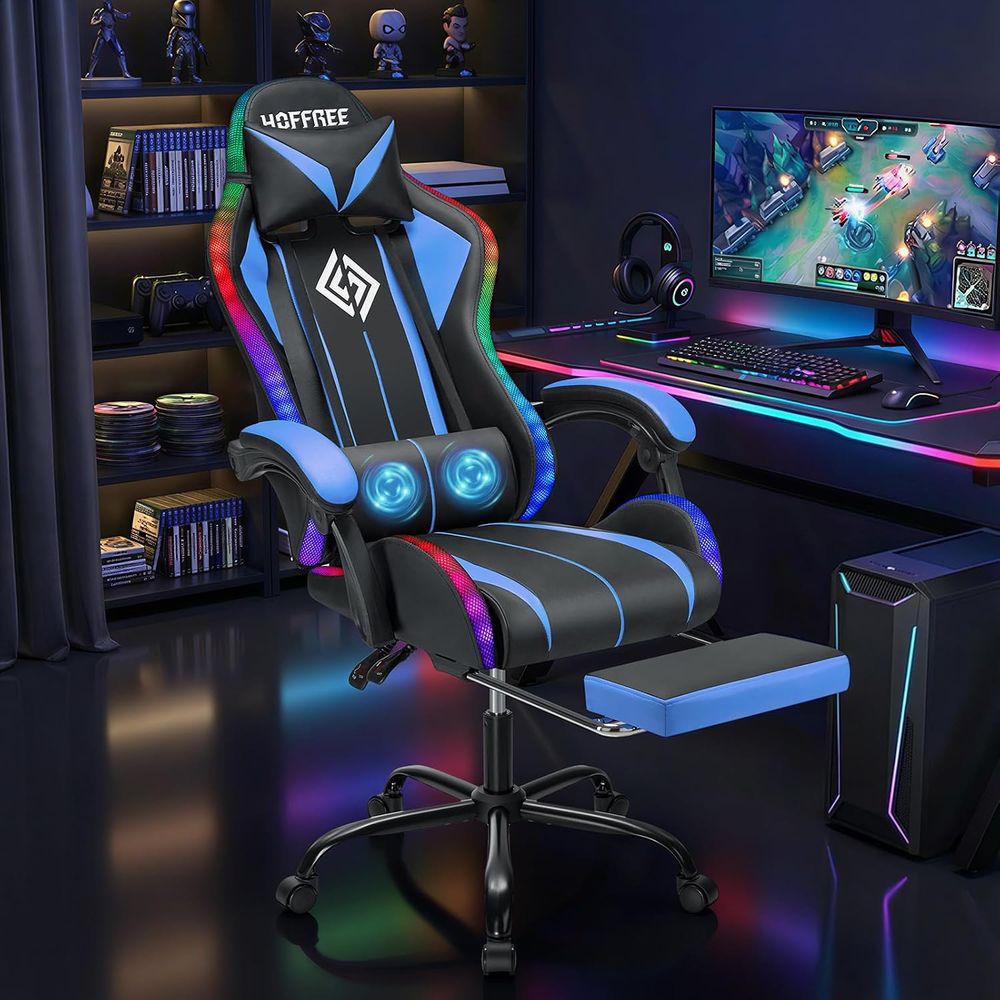 Sedia da Gaming LED con Massag - Video Games recensione e prezzo