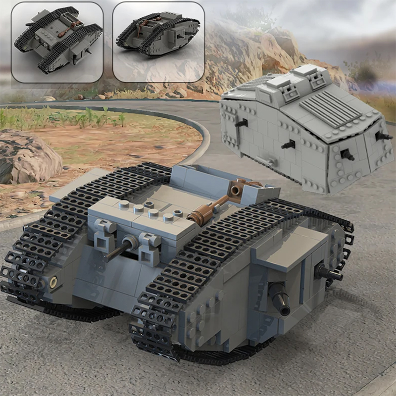 MOC WW1 Germania Militare A7V  - Lego Compatible Military Tank recensione e prezzo